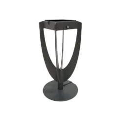 LED-Solarleuchte Tulip mit Standfuß, grau
