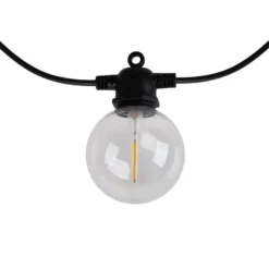 LED-Solar-Lichterkette CADENA, RGB, schwarz, 10-flg., 5 m