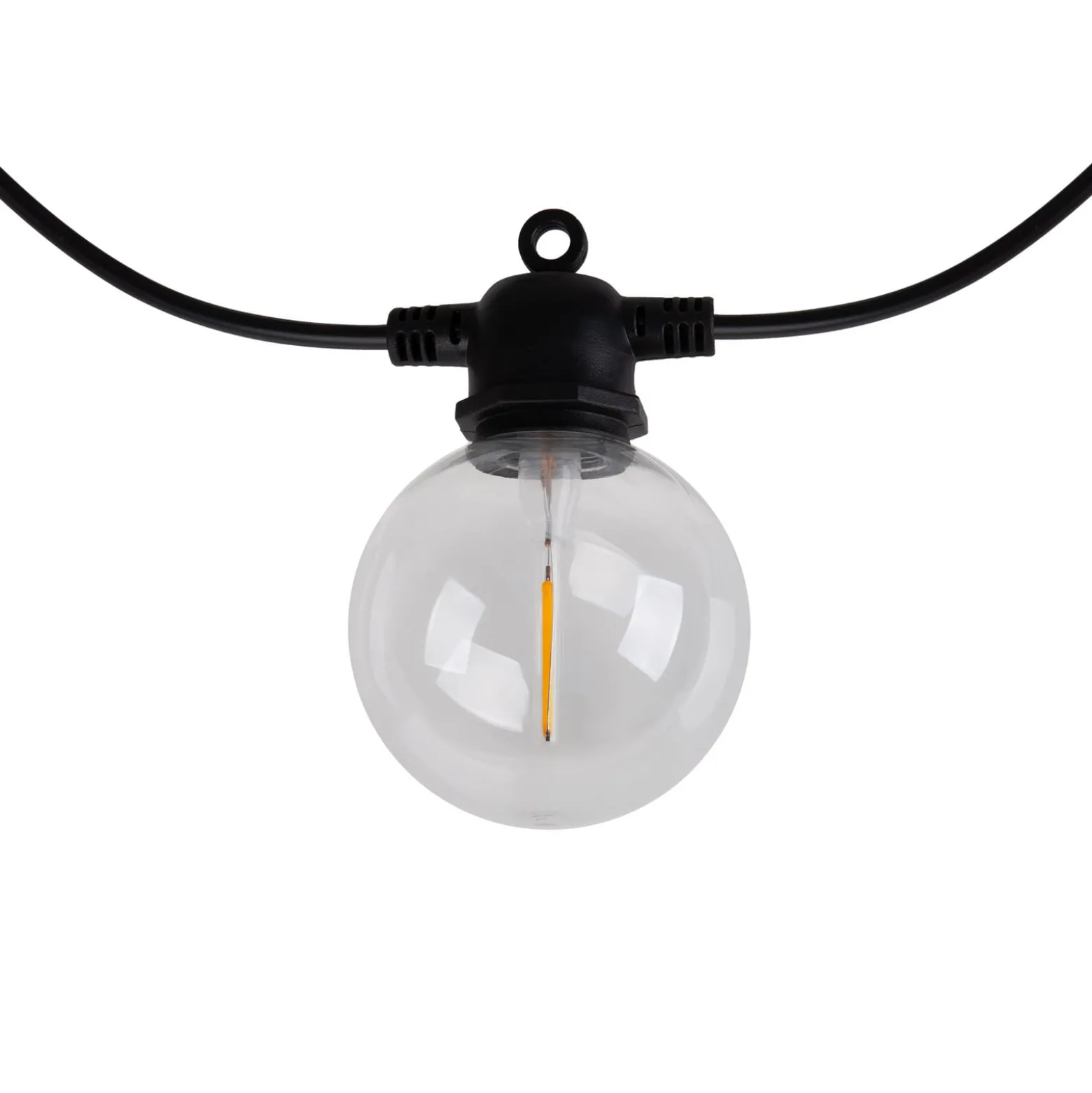 LED-Solar-Lichterkette CADENA, RGB, schwarz, 10-flg., 5 m