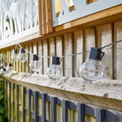 LED-Solar-Lichterkette GloBulb, 40-flammig, IP44