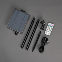 LED-Solar-Lichterkette Party, 6,2W, bernstein, IP44, 1800K