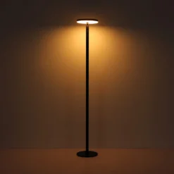 LED-Solar-Stehleuchte 36508, schwarz, Aluminium, CCT, IP54