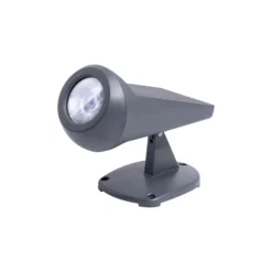 LED-Solar-Strahler OJE, grau, dimmbar Tageslichtsensor Timer