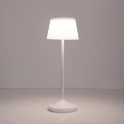 LED-Solar-Tischleuchte Emmi CCT aufladbar, weiß
