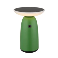LED-Solar-Tischleuchte 36625, grün, Metall, 23 cm, dimmbar