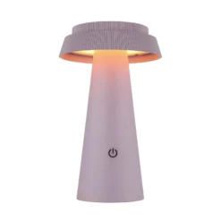 LED-Solar-Tischleuchte 36624, pink, Akku, CCT, IP54, dimmbar