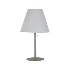 LED-Solar-Tischleuchte Venice I, IP44, weiß/silber