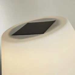 LED-Solar-Tischleuchte Venice I, IP44, weiß/silber