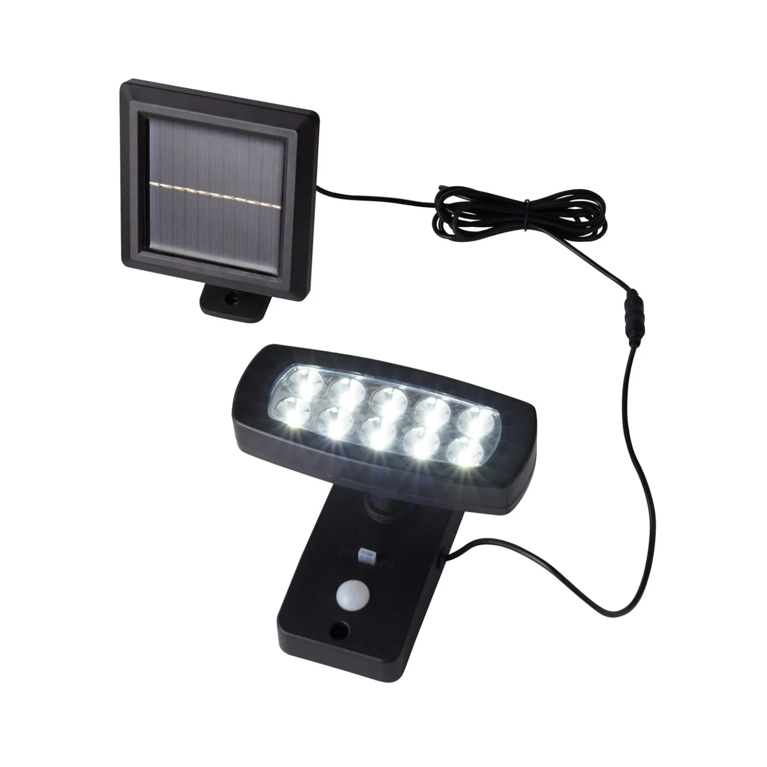 LED-Solarwandleuchte 67423BK-PIR, Bewegungsmelder