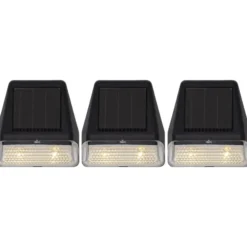 LED-Solarwandleuchte Wally Mini im 3er-Set