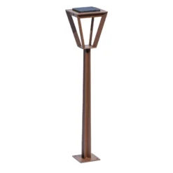 LED-Solarwegeleuchte Metro mit Sensor, corten