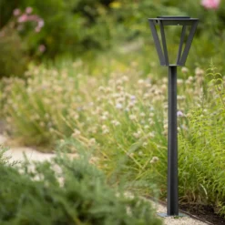 LED-Solarwegeleuchte Metro mit Sensor, grau
