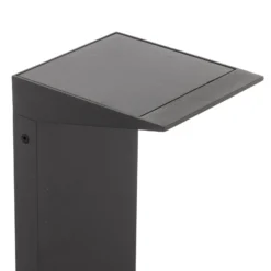 LED-Solarwegeleuchte Soleil, anthrazit, Metall, IP54, Sensor