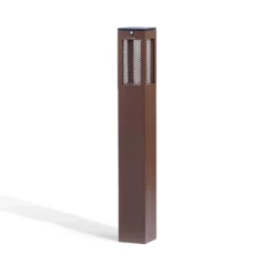 LED-Solar-Wegeleuchte Tradition Sensor Corten 90cm