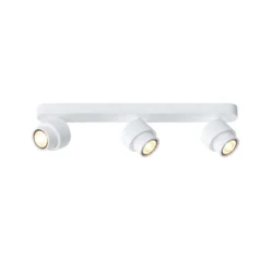 LED-Strahler BRUSH, weiß, 50 cm, 3-flg. Metall, dim, 2.700 K
