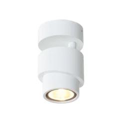 LED-Strahler BRUSH, weiß, Ø 7 cm, Metall, dimmbar, 2.700 K