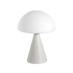 LED-Tischlampe Blip, weiß, Glas, CCT, Touchdimmer