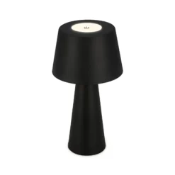 LED-Tischlampe Kihi mit aufladbarem Akku, schwarz
