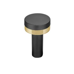 LED-Tischlampe Mesh Akku, Höhe 24cm, schwarz/gold