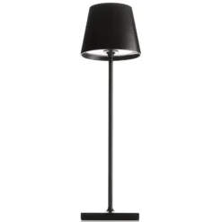 LED-Tischlampe Toc mit USB-Charger, IP54, schwarz