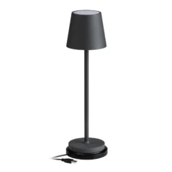 LED-Tischleuchte 5099, Akku IP54 dimmbar graphit