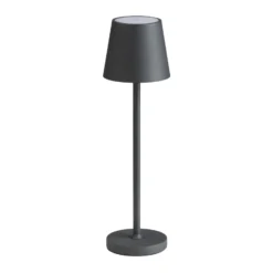 LED-Tischleuchte 5099, Akku IP54 dimmbar graphit