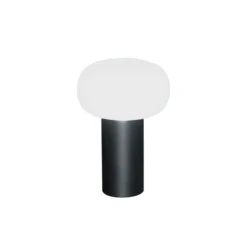 LED-Tischleuchte Antibes IP54, Akku, RGBW, schwarz