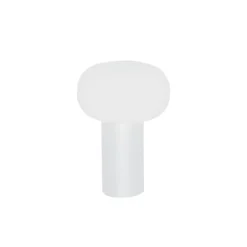 LED-Tischleuchte Antibes, IP54, Akku, RGBW, weiß