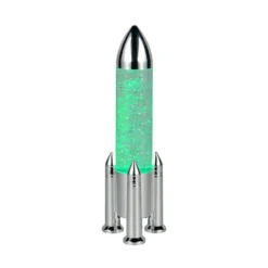 LED-Tischleuchte Apollo, titanfarben, Höhe 33 cm, RGB, USB