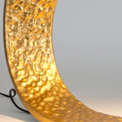 LED-Tischleuchte AUREONDA, schwarz/gold, Höhe 30 cm, Metall