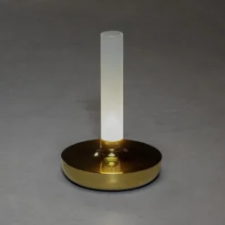 LED-Tischleuchte Biarritz, IP54, Akku, CCT, gold