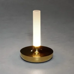 LED-Tischleuchte Biarritz, IP54, Akku, CCT, gold