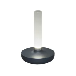 LED-Tischleuchte Biarritz, IP54, Akku, CCT, grau