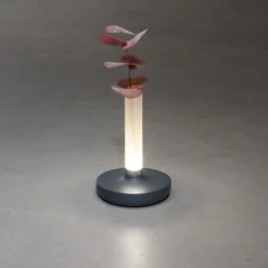 LED-Tischleuchte Biarritz, IP54, Akku, CCT, grau