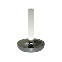 LED-Tischleuchte Biarritz IP54, Akku, CCT, silber