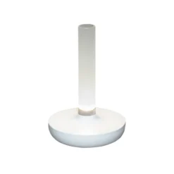 LED-Tischleuchte Biarritz, IP54, Akku, CCT, weiß