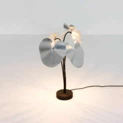 LED-Tischleuchte Controversia mit Dimmer, silber