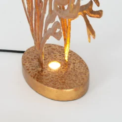 LED-Tischleuchte CORADORIA, goldfarben, Höhe 72 cm, Metall