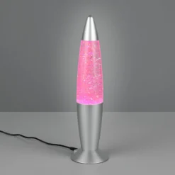 LED-Tischleuchte FAME, titanfarben, Höhe 35 cm, RGB, USB