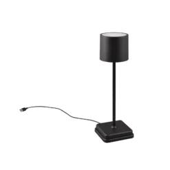 LED-Tischleuchte Fernandez, Dimmer und CCT schwarz