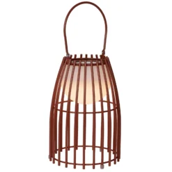 LED-Tischleuchte Fjara, rost