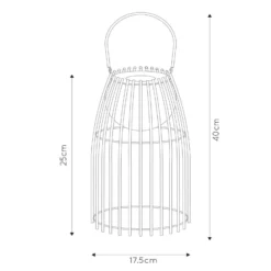 LED-Tischleuchte Fjara, schwarz
