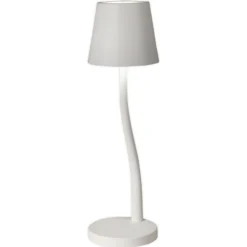 LED-Tischleuchte Judy, Akku, IP54, weiß