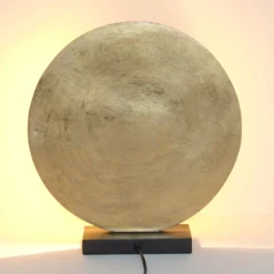 LED-Tischleuchte La Bocca, Höhe 43 cm, gold-braun