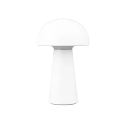LED-Tischleuchte Lennon IP44, Akku, Touchdim, weiß
