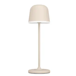 LED-Tischleuchte Mannera mit Akku, sand