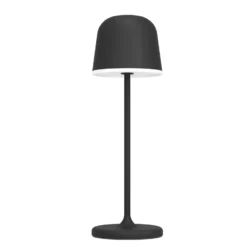 LED-Tischleuchte Mannera mit Akku, schwarz