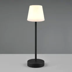 LED-Tischleuchte Martinez, Dimmer und CCT, schwarz