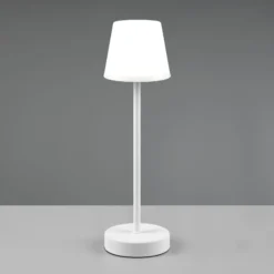LED-Tischleuchte Martinez, Dimmer und CCT, weiß