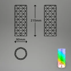 LED-Tischleuchte 7463010 mit Akku u. Fernbedienung